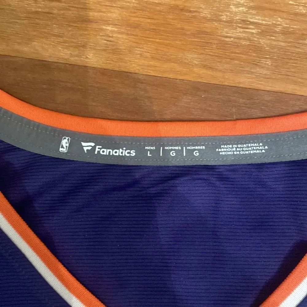 Fanatics Size Large Devin Booker Fastbreak #1 Jersey New w Tags - Picture 6 of 10